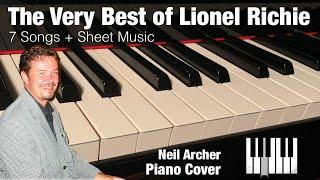 The Very Best of Lionel Richie - 7 Lionel Richie Songs Piano Covers in One Take by Neil Archer