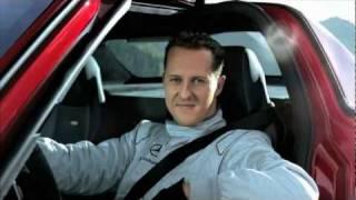 Michael Schumacher in the SLS AMG tunnel experiment long-version  Ridgeway Mercedes-Benz