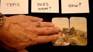 Three Card Lenormand Spread Tutorial Beginner to Intermediate