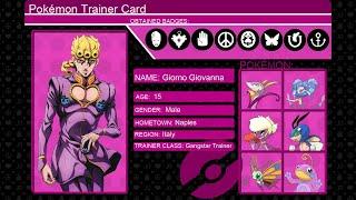 Giornos Pokémon Team