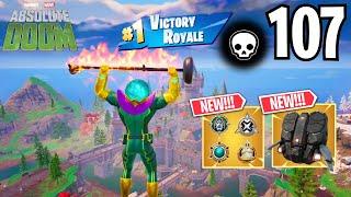 107 Elimination MYSTERIO Solo vs Squads WINS Full Gameplay NEW MARVEL FORTNITE CHAPTER 5 SEASON 4