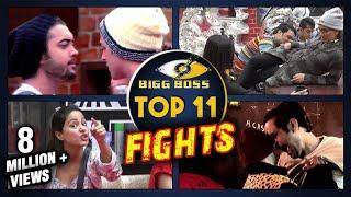 Top 11 FIGHTS In Bigg Boss 11  Hina Khan Arshi Khan Luv Tyagi Vikas Gupta Priyank Sharma