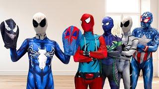 SUPERHEROs Story  Whos The FAKE White Spider-Man...??  New Character Live Action 