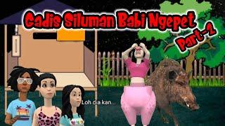 Gadis Siluman BABI NGEPET Part 2   Animasi Lucu 3D  Plotagon Story  Koplak Animasi 