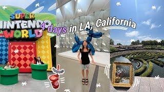4 days in LA Celebrating my 27th birthday  Nintendo world The Getty The Broad & more