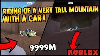 Driving down from A VERY TALL MOUNTAIN  EPIC   Roblox Lumber Tycoon 2
