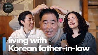 4 generations in one house. Living with in-laws is not easy but priceless  French Korean couple