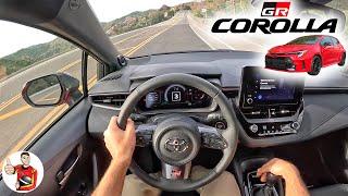 The 2023 Toyota GR Corolla Core is a Grin Machine POV Drive Review