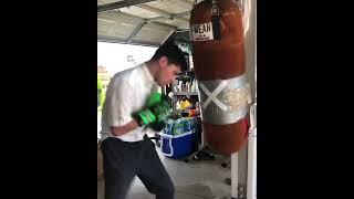 Ryan Garcia getting ready for Tank