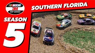 NASCAR Stop Motion S5 R3  Southern Florida Speedway  LLRN Presents 3M Cup Series