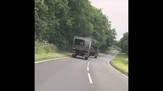 British army lorries