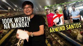 BUMILI AKO NG WORTH 100K NA MANOK + BINISITA AKO NI ARWIND SANTOS  Romeo Catacutan - Idol Tiktok