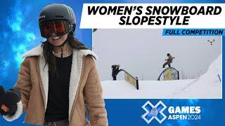 Women’s Snowboard Slopestyle FULL COMPETITION  X Games Aspen 2024