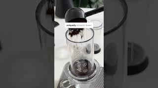 The AeroPress Clear is designed to make your coffee sing  #specialitycoffee #coffeetime #aeropress