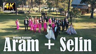 Aram + Selins Wedding Highlights 4K UHD at Palladio hall and Brand Park Library