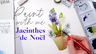 Paint with Me  Les Jacinthes de Noël 