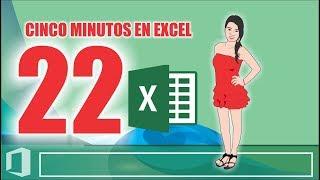 CINCO MINUTOS EN EXCEL 22 SENCILLO EJEMPLO DE SI ANIDADO