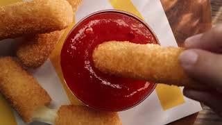 Maccas® Mozzarella Sticks are back Now with NEW Sweet Chilli Sauce