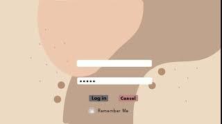 Website Log In Intro Template  Cute and Aesthetic Intro Templates 
