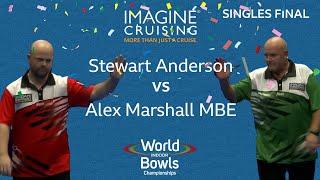 World Indoor Bowls Championship 2024 - THE FINAL - Stewart Anderson vs Alex Marshall MBE