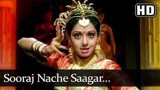 Sooraj Naache Sagar Naache HD - Pathar Ke Insan Song - Sridevi - Poonam Dhillon