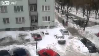 Snow Falling on Cars From the Roof   YouTube