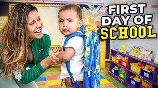 Baby Milans FIRST DAY of SCHOOL ONLY 10 MONTHS OLD  The Royalty Family