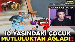 GENEL SOHBETTEN ÇOCUKLARA RANK KASTIRDIM VS ATTIM  MUTLU OLDULAR  PUBG MOBİLE