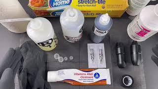 How to tattoo Tattoo supplies and Tattoo set up