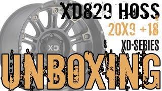 XD Series XD829 Hoss II 20x9 +18 Wheel Rim Unboxing