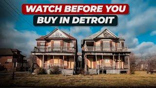 Should You Invest In Detroit Real Estate? *Watch Before You Buy*
