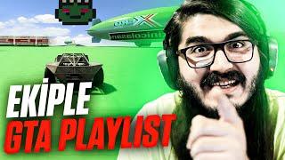 EKİPLE EĞLENCELİ KARIŞIK PLAYLİST GTA 5 SUMO  F2F VE PARKURLARS