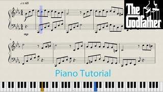 The Godfather Theme-Piano Tutorial With Notes MuseScore