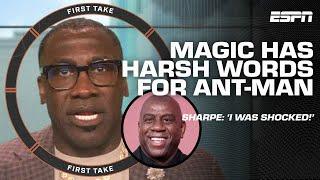 Magic Johnson Was HIGHLY AGITATED By Ant Man S MJ Comments Shannon Sharpe First Take