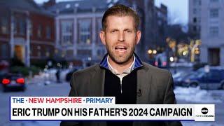 Eric Trump short circuits when asked about fathers cognitive decline