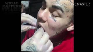 6IX9ine Gets a new $100.000 RainBow Grill