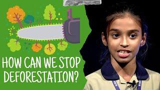 How Can We Stop Deforestation? Speech by Rochelle Joseph  Aura Global School Kodungallur