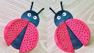 Beautiful Paper Ladybug  How To Make Paper Ladybug  DIY  Easy Paper Craft  Paper Ladybug