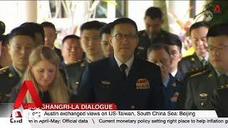 Shangri-La Dialogue US China defence chiefs meet for first time in 18 months in Singapore