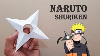 KAĞITTAN NARUTO SHURİKEN YAPIMI -  How To Make a Paper Ninja Star 