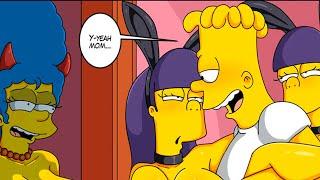 Marge Threw A Secret Party   Simpsons  Comic Dub