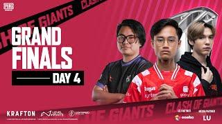 ID PUBG MOBILE RUTHLESS CLASH OF GIANTS SEASON 4 GRAND FINALS DAY 4 FT. #HORAA #BTR #DRS #VPE