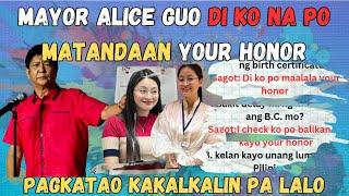 ALICE GUO ANG MAYOR NA HALOS LIMOT ANG LAHAT NG MGA PANGYAYARI SAKANYANG PAGLAKI