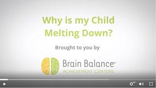 Managing Meltdowns and Tantrums  Brain Balance Achievement Centers