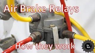 Air Brake Relay - How it Works. Air braking systems and Commercial vehicles