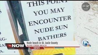 Nude beach in St. Lucie County
