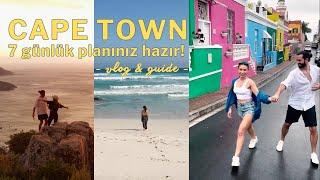 7 Günlük Cape Town Güney Afrika tatil planınız hazır  VLOG  GUIDE
