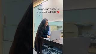 Toxic Study Habits you need to QUIT today  #csdikshajoshi #companysecretary #csexams #caexams