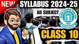 Class 10th New Syllabus 2024-25  CBSE Latest Update‼️