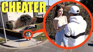 I used a drone to spy on my Hot girlfriend I caught her cheating with another guy we broke up